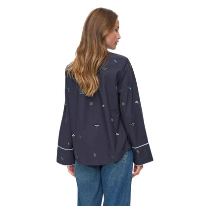 Numph - NUCHIRO BOXY SHIRT - Dark Sapphire