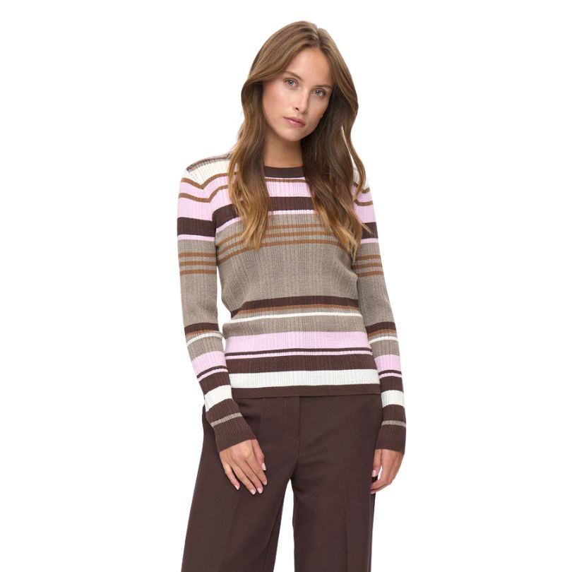 Numph - NUKITTI PULLOVER - Taupe Gray