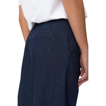 Numph - NUBELIS DENIM LONG PANTS - Dark Blue Denim