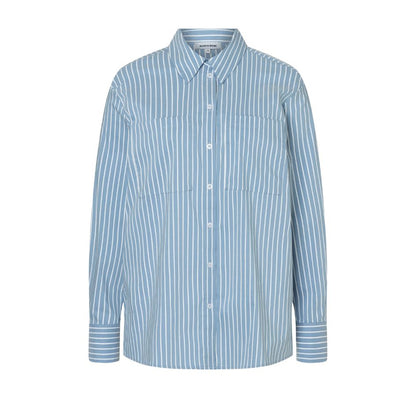More & More Stripped Blue Shirt