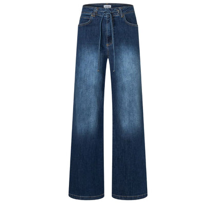 More & More Tie Dark Blue Denim Jeans