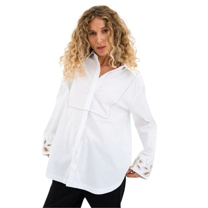 Pieszak - Dahlia Long Shirt - Optical white