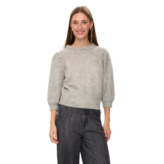 Numph - NUSURI BRUSHED SS PULLOVER - Chateau Gray