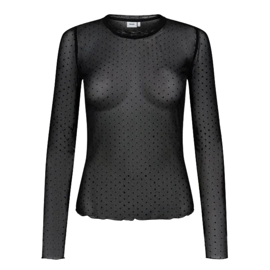 Numph Nujinnie Black Blouse