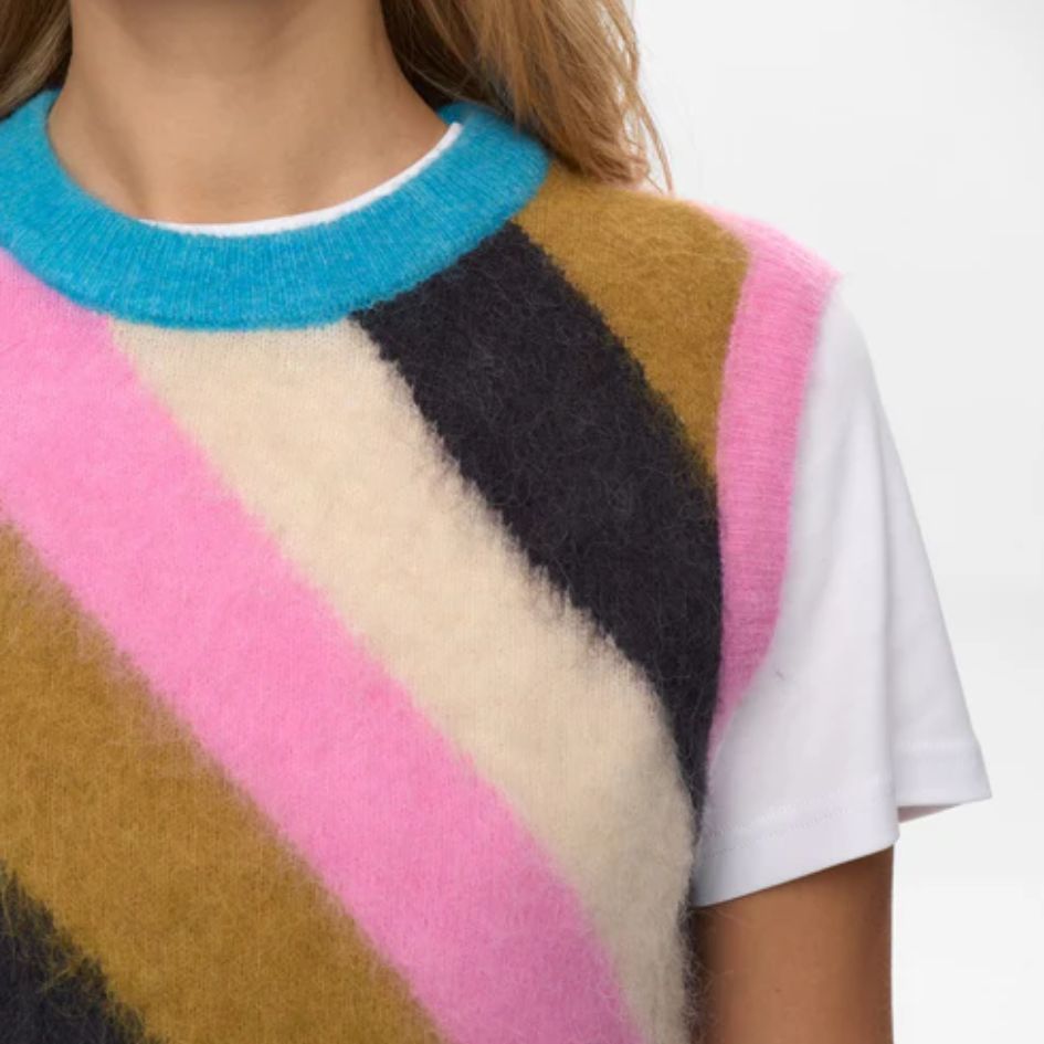 Numph Nusuri Multi Stripe Vest