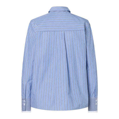 More & More - Patched Shirt Blouse 3373 Mix Stripe Threetone