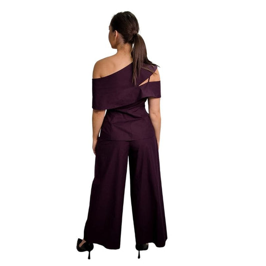 Kameya - Paisley Pants in Plum