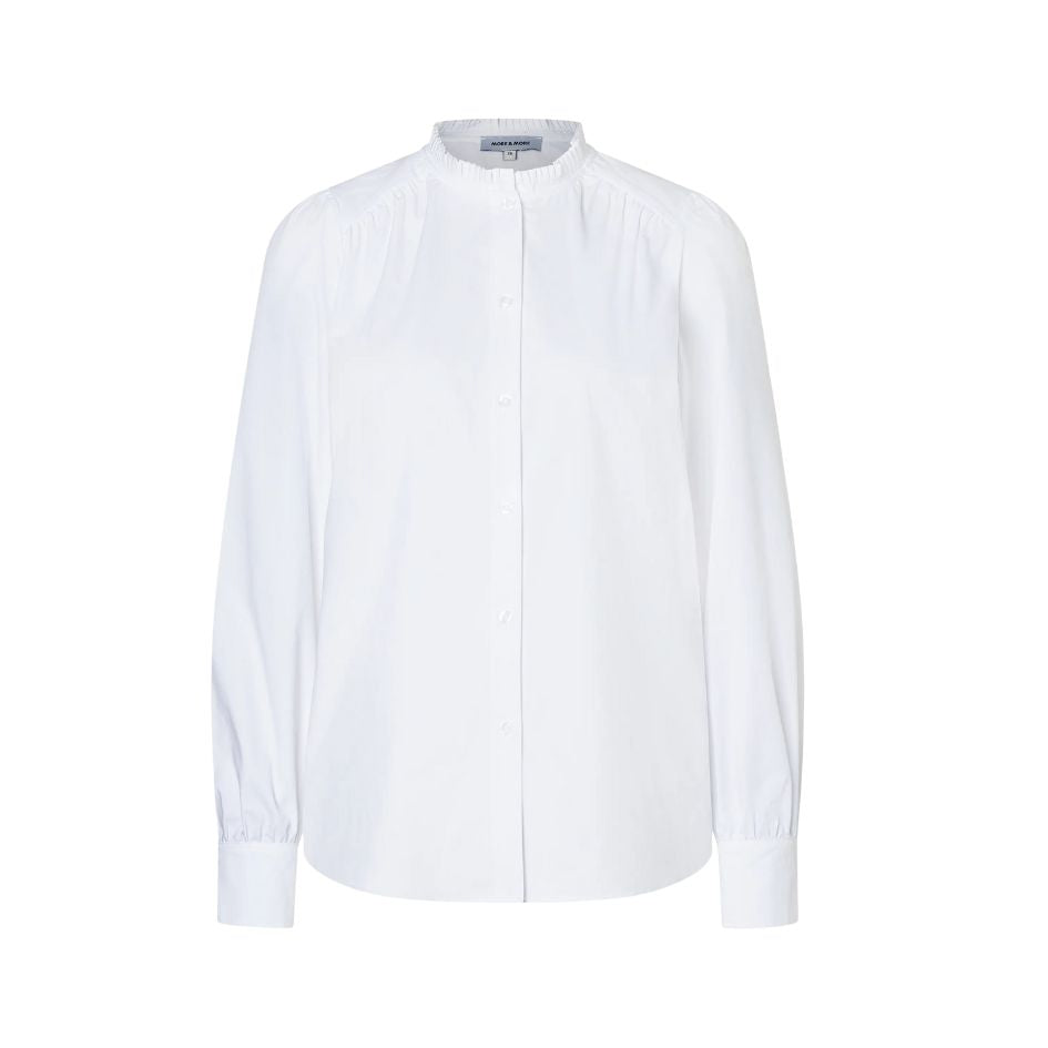More & More White Poplin Blouse