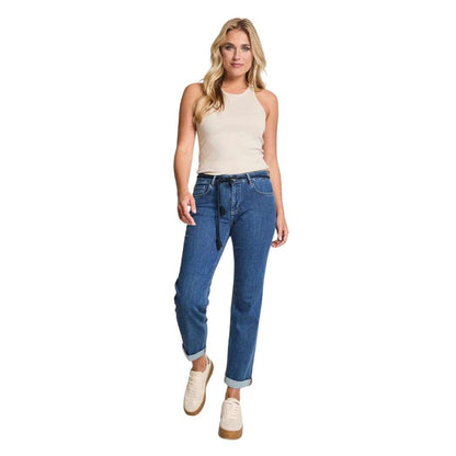 Para Mi Bobby Jeans in Medium Blue