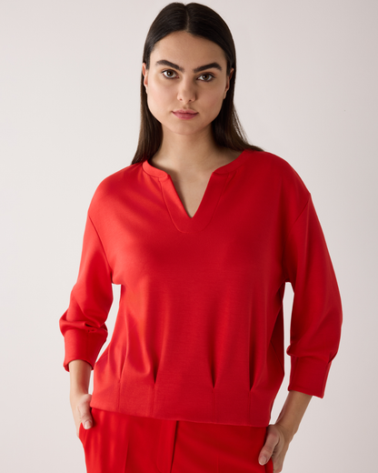 More & More - Red Sweatshirt
