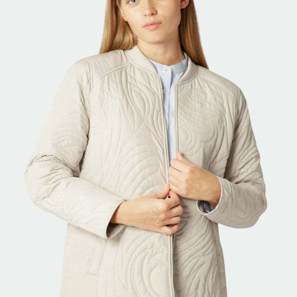 Ilse Jacobsen Dune 06 Quilted Jacket in Light Beige