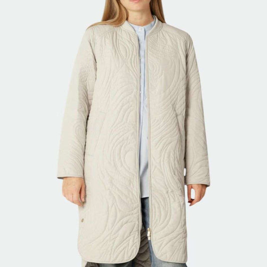 Ilse Jacobsen Dune 06 Quilted Jacket in Light Beige
