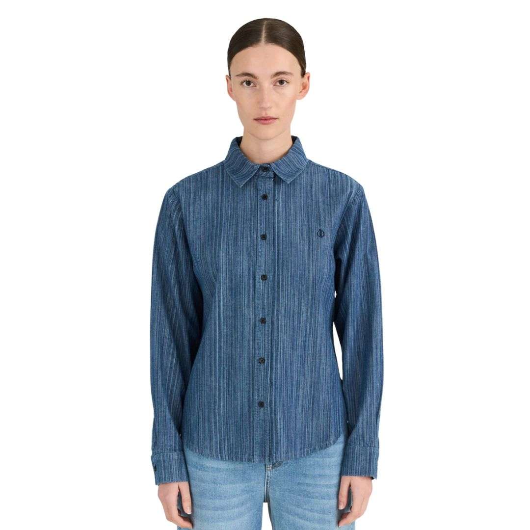 PD-Becca Shirt Wash Atlantic Denim Stripe