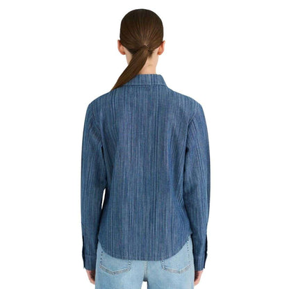 PD-Becca Shirt Wash Atlantic Denim Stripe