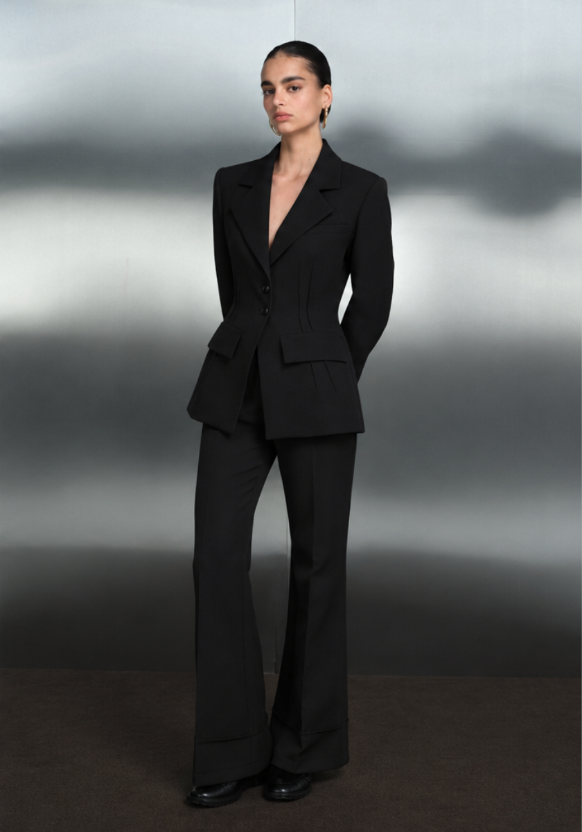Kameya Kendy Sculpting Blazer - Black
