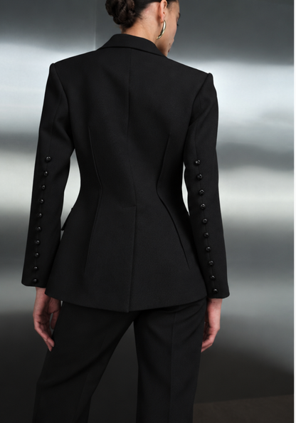 Kameya Kendy Sculpting Blazer - Black
