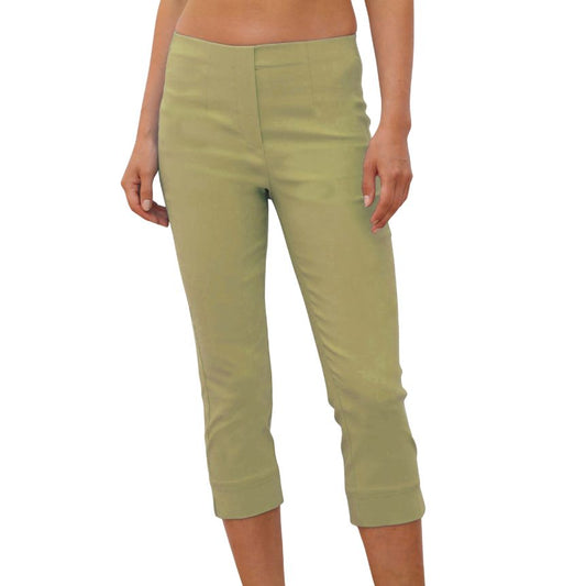 Pomodoro Cropped Trousers in Stone - 32602