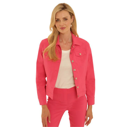 Pomodoro Jean Jacket in Pink - 32600