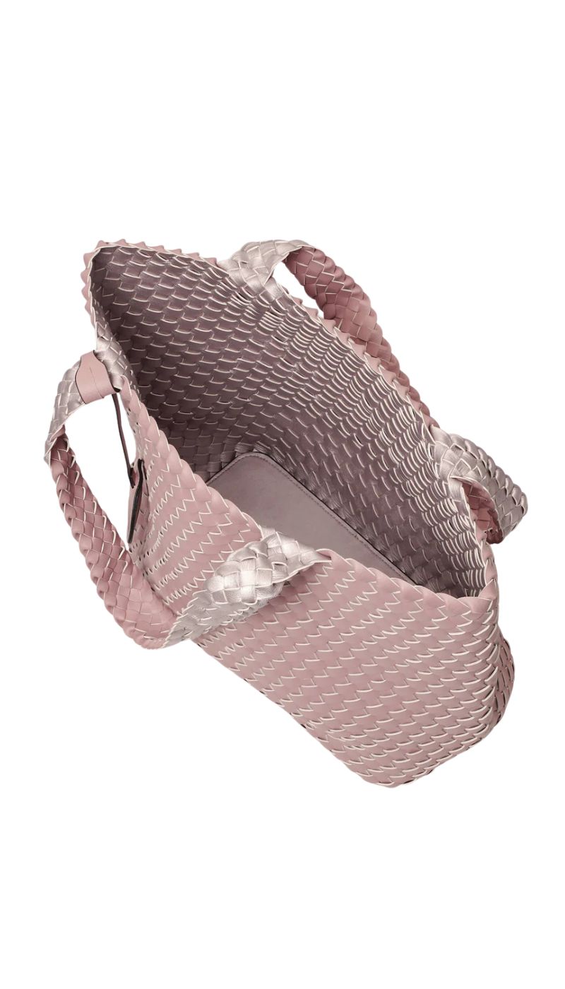 Ilse Jacobsen Reversible Tote Bag in Brown and Rose