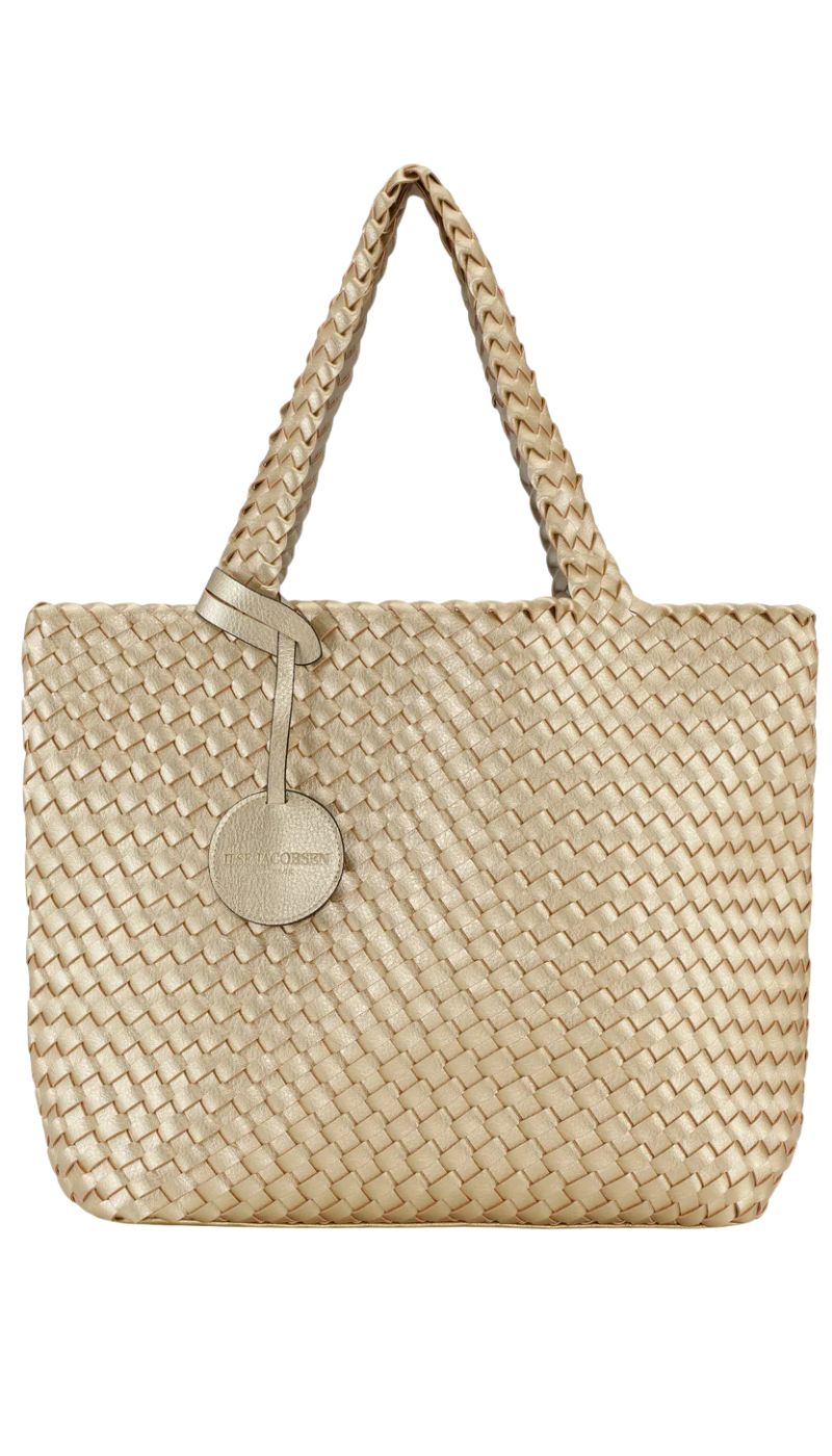 Ilse Jacobsen Reversible Tote Bag in Gold