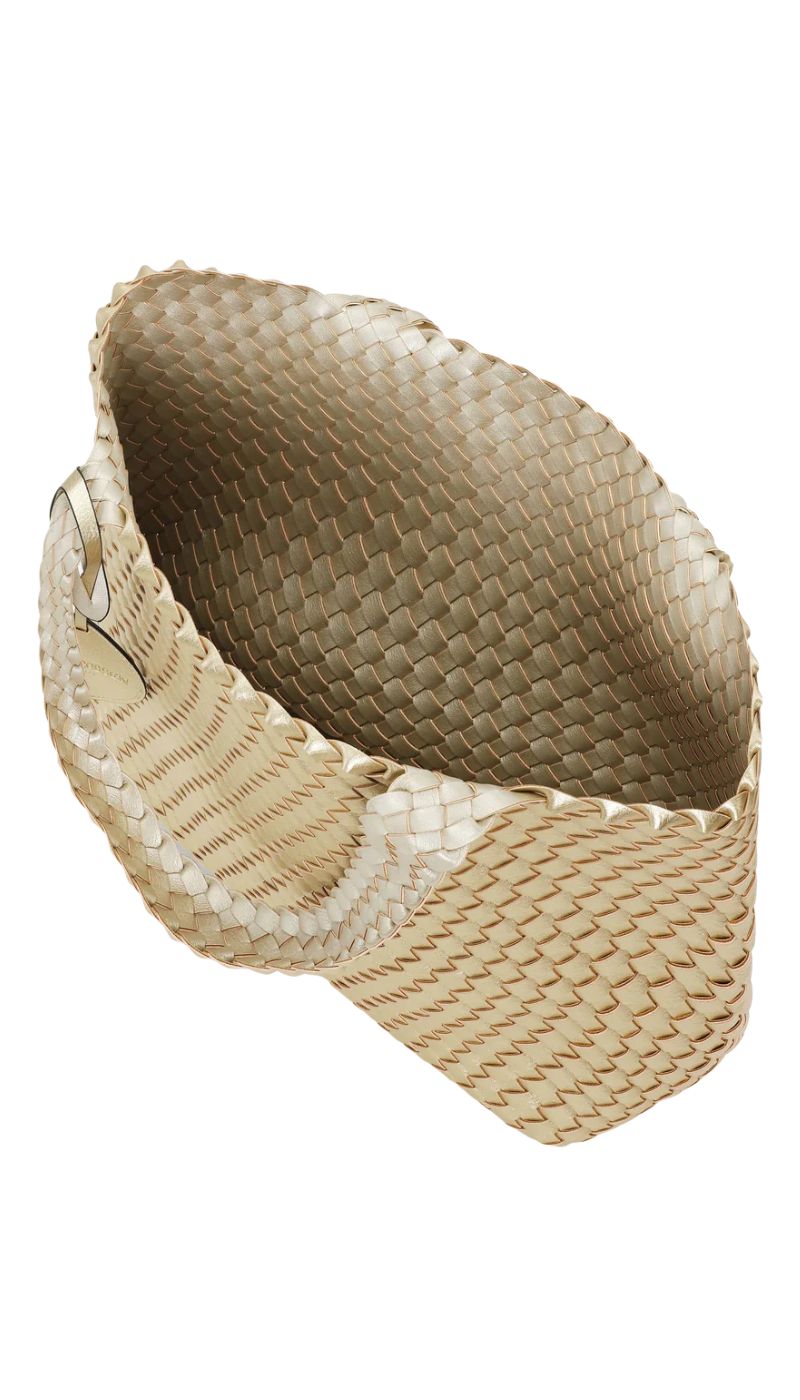 Ilse Jacobsen Reversible Tote Bag in Gold