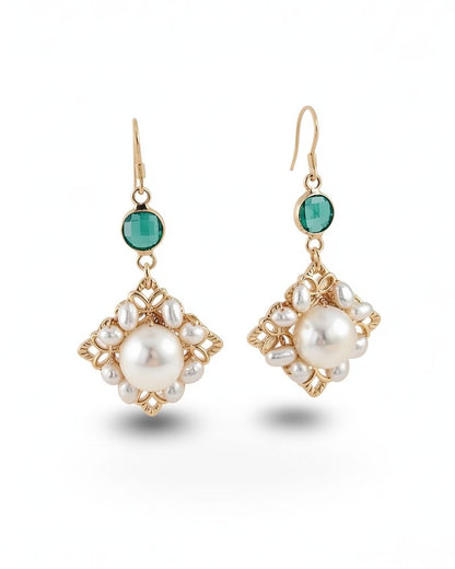 Sadie gold drop earrings