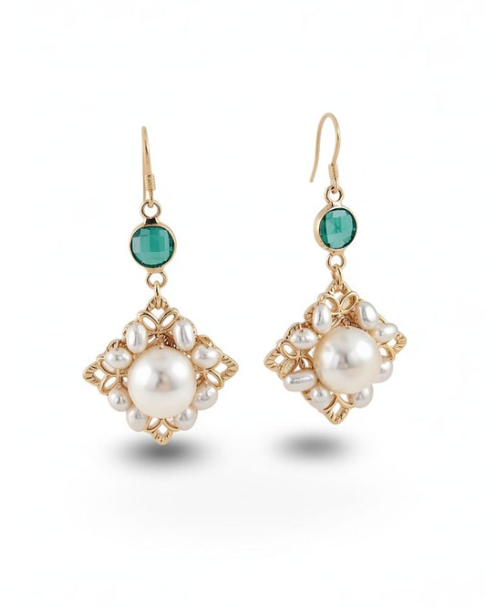Sadie gold drop earrings