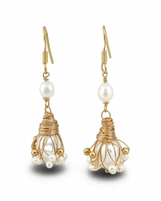 Adeline Gold Drop Earring