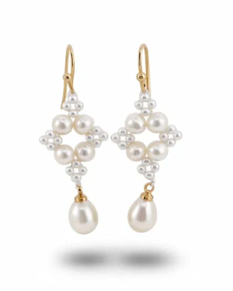 Vivienne Drop Pearl Earring