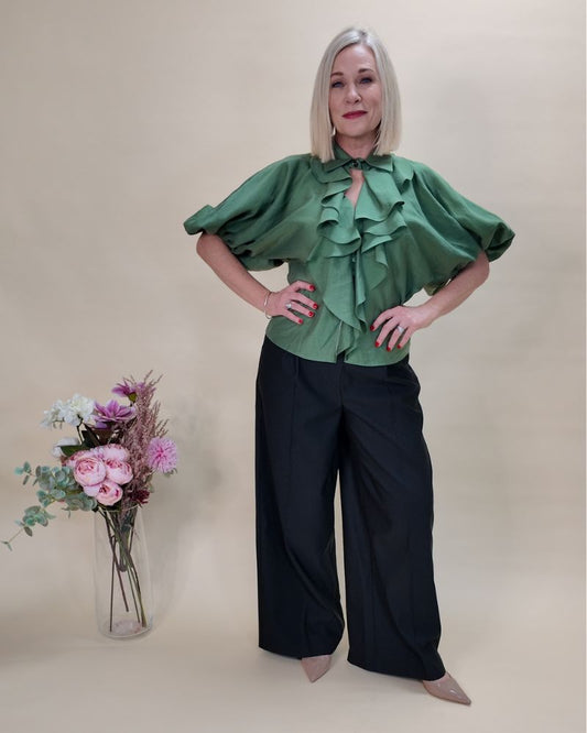 Kameya Orla Blouse in Khaki