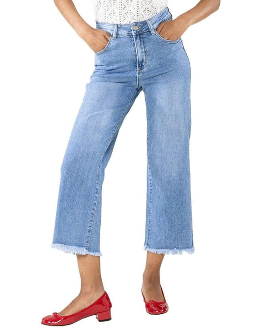 Chloe Cropped Flare Jeans