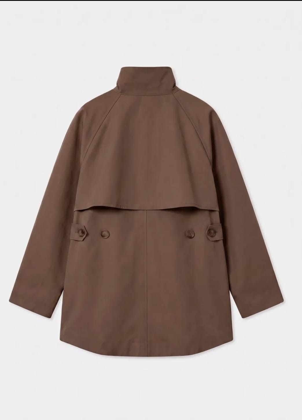 Nova Funnel Neck Trench Jacket