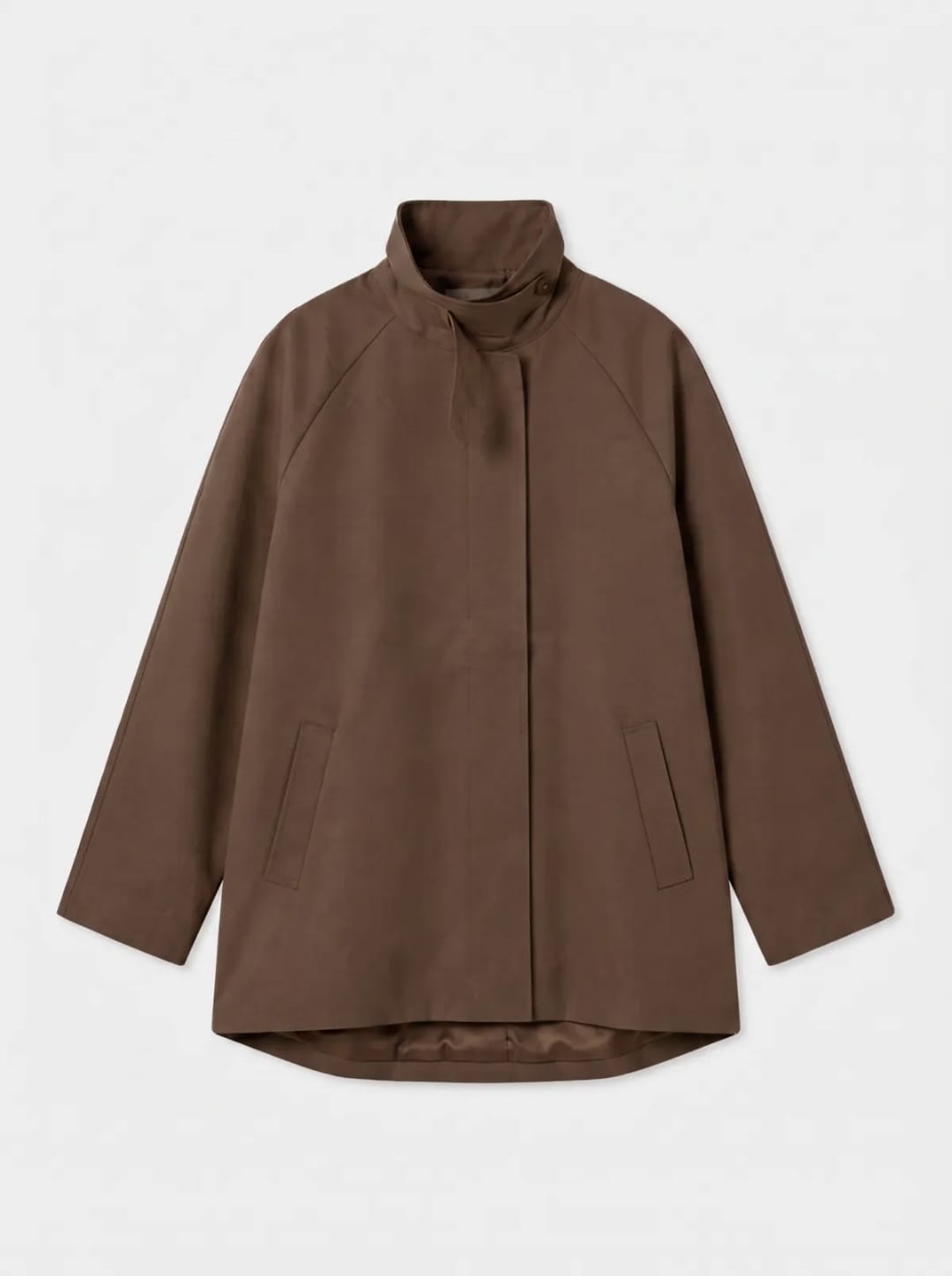 Nova Funnel Neck Trench Jacket