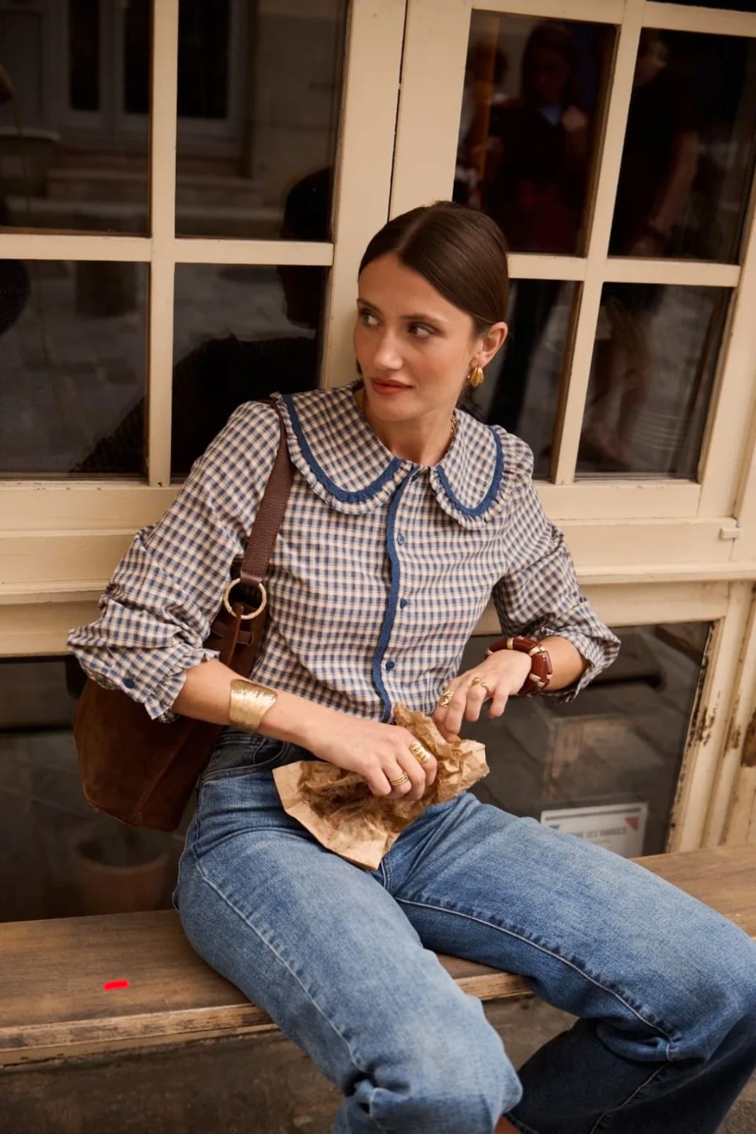 Marceau Checkered Blouse