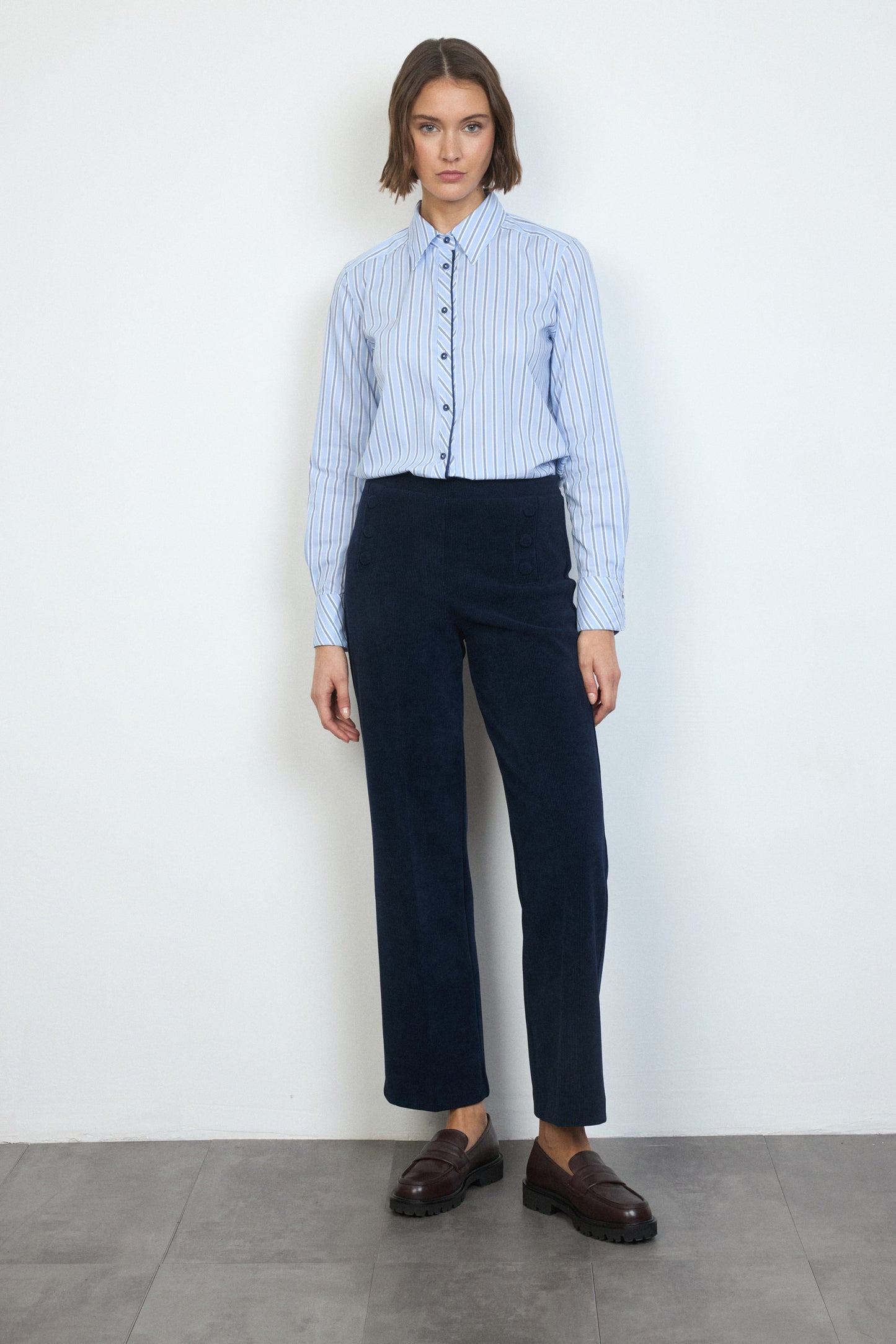 Tinta Yoselin Black Coduroy Trousers