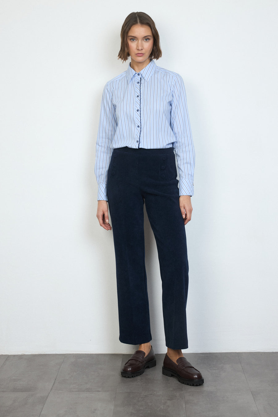 Tinta Yoselin Black Coduroy Trousers