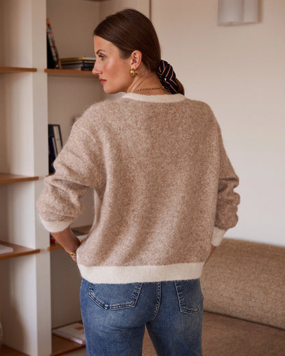 Pippa Knit Cardigan - Taupe