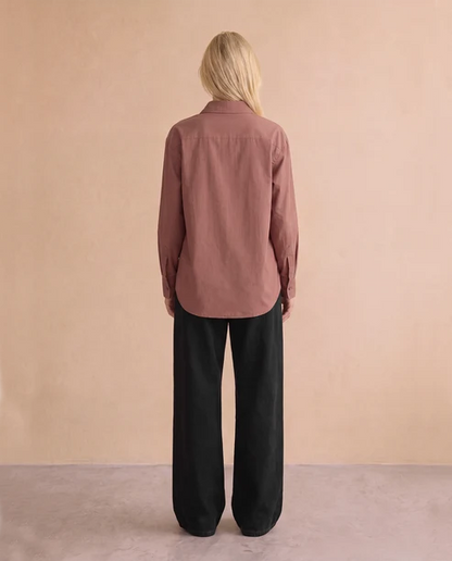 Damienne Blouse in Chocolate