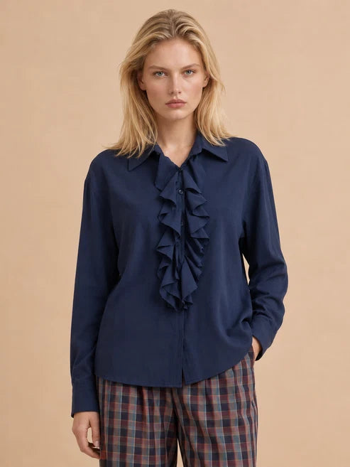 Damienne Blouse in Marine