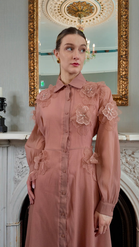 Eithne Floral Ruffle Dress