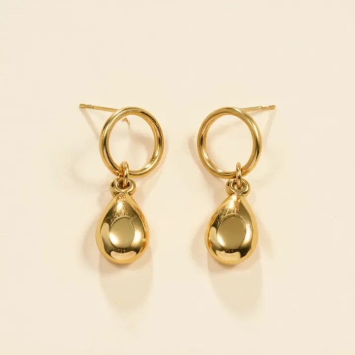 Smooth Drop Dangle Earrings