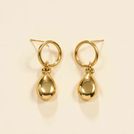 Smooth Drop Dangle Earrings