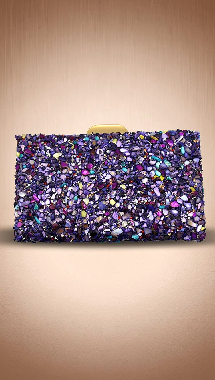 Sadie BYH-841 Clutch in Purple