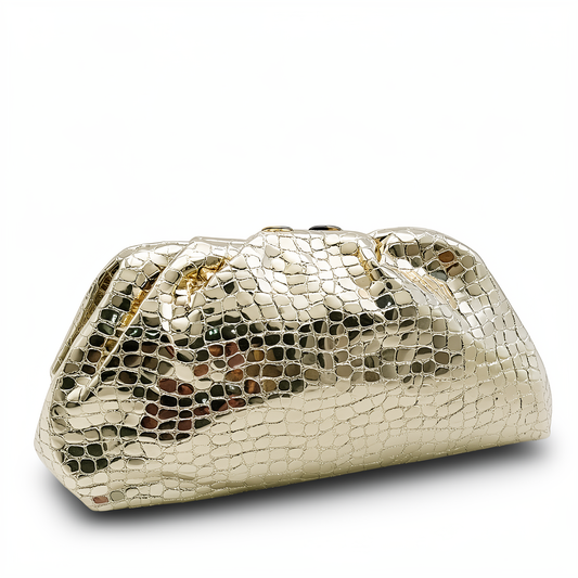 Nila Gold Clutch