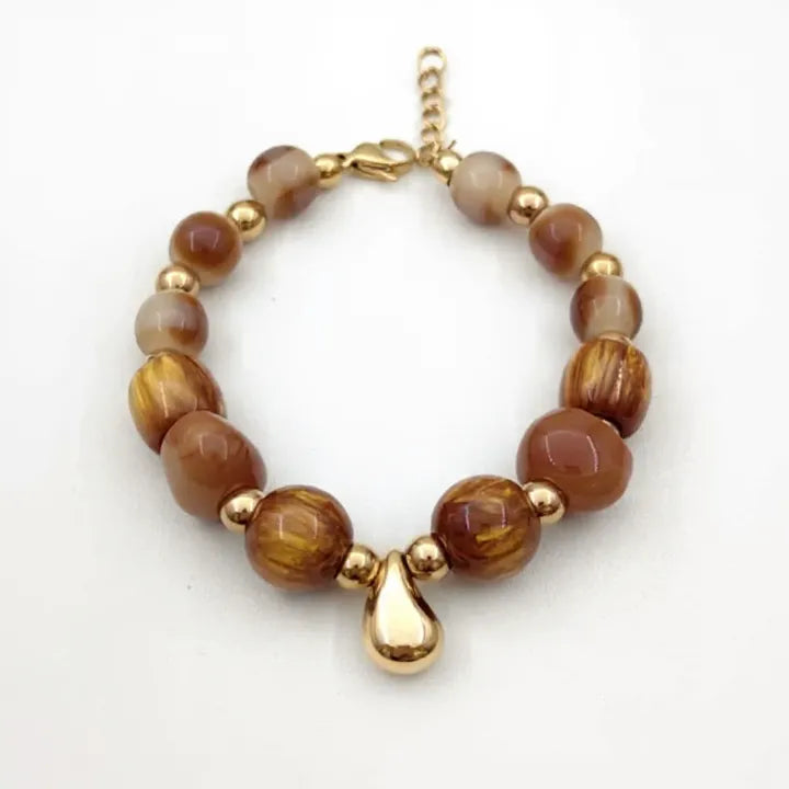 Gold Resin Bracelet