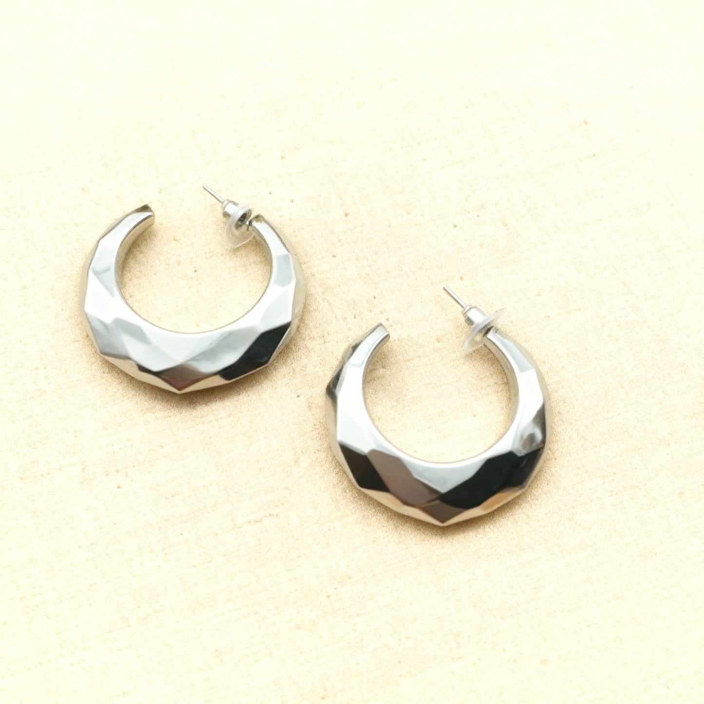 Silver Hoop Earrings