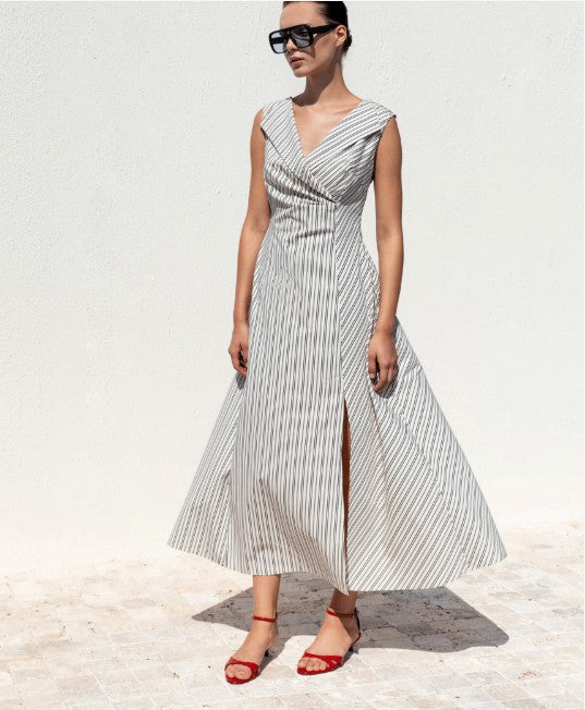 Kameya - Parker Dress in Ecru